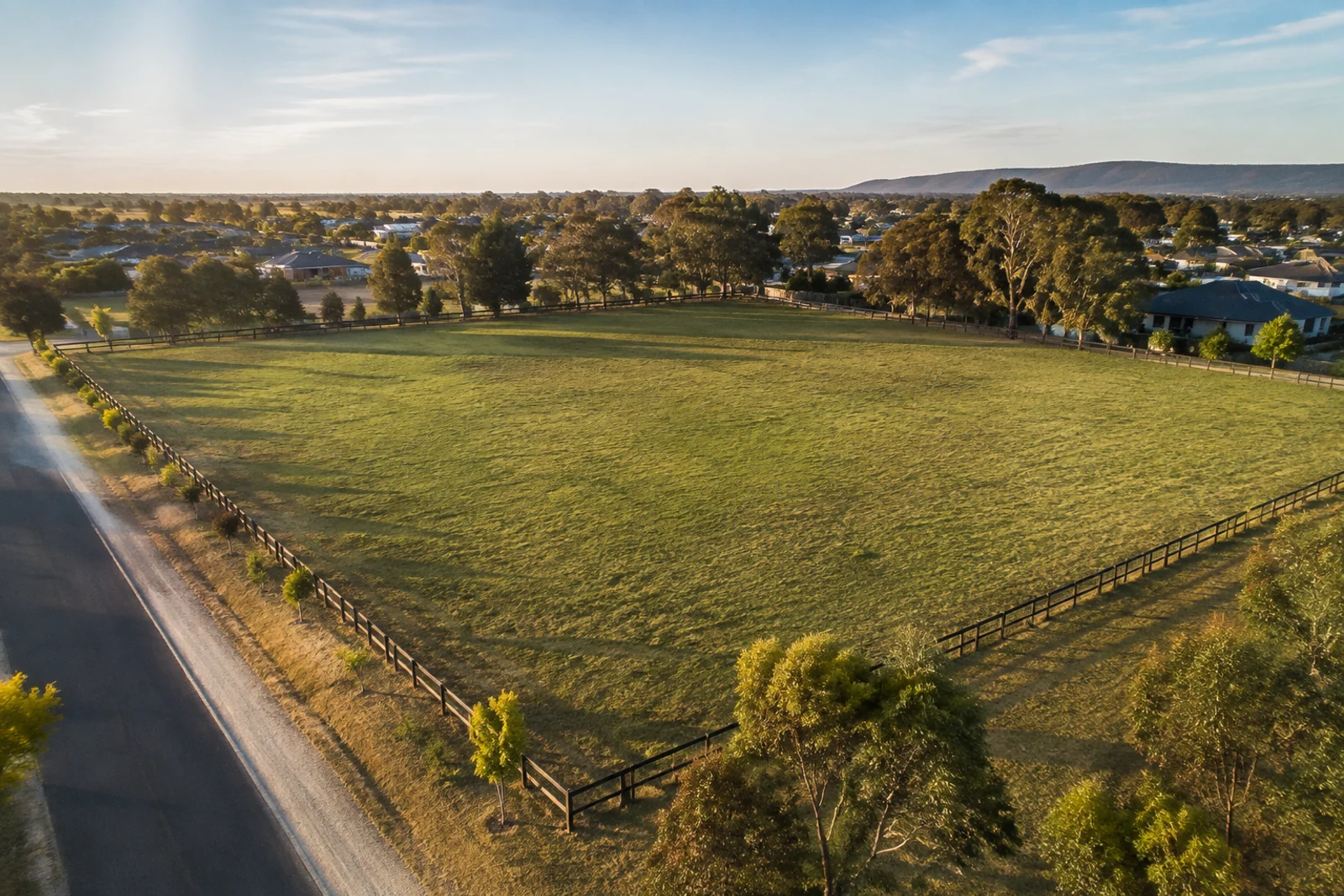 Illustrative view of a one-acre residential allotment in Wallan